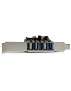 StarTech.com Adaptador tarjeta PCI Express de 7 puertos USB 3.0 con perfil bajo o completo 2