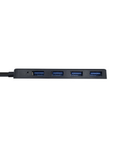 AISENS Hub USB 3.0, Tipo A M - 4 x Tipo A H, Negro, 30 cm 2