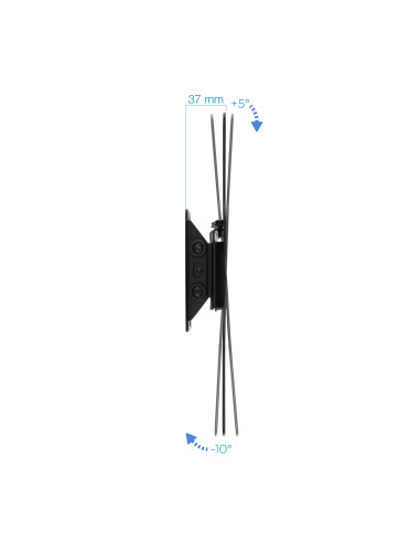 TooQ LP1342T-B soporte para TV 106,7 cm (42") Negro