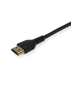 StarTech.com Cable de 1m HDMI 2.0 Certificado Premium de alta velocidad con Ethernet - Durable - UHD 4K 60Hz - con Fibra de 2