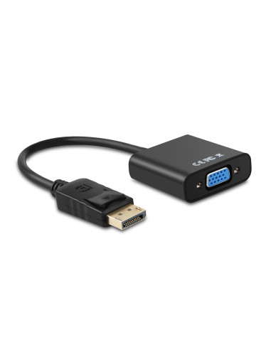 AISENS CONVERSOR DISPLAYPORT A SVGA, DP M-SVGA H, NEGRO, 15CM