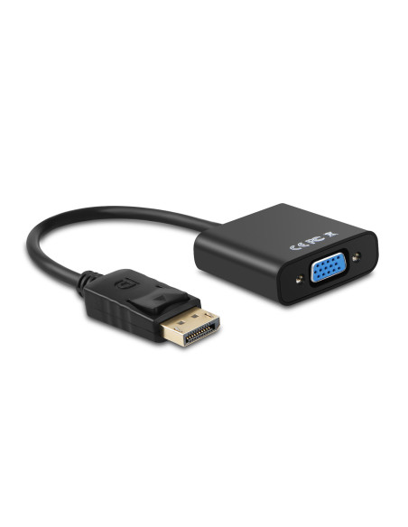 AISENS CONVERSOR DISPLAYPORT A SVGA, DP M-SVGA H, NEGRO, 15CM