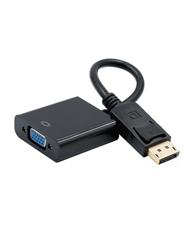 AISENS CONVERSOR DISPLAYPORT A SVGA, DP M-SVGA H, NEGRO, 15CM