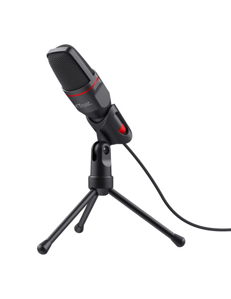 Trust GXT 212 Negro, Rojo Micrófono para PC