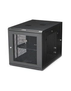 StarTech.com Armario Rack de Pared para Servidores 12U 19" 4 Columnas y Estante 1U - Rack de Servidores de Montaje en Pared con