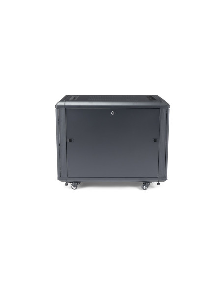 StarTech.com Armario Rack para Servidores 12U 19" 4 Columnas - Rack de Servidores con Cerradura y Seguro - Rack con Ruedas y