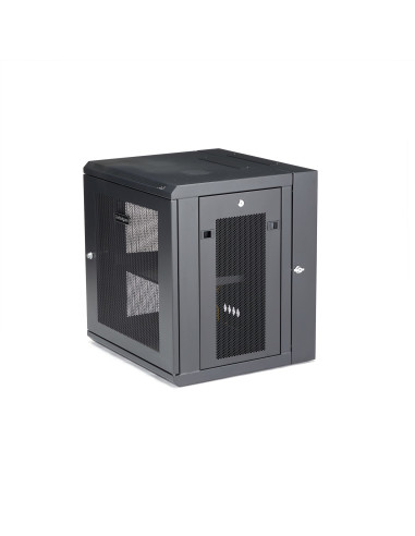 StarTech.com Armario Rack de Pared para Servidores 12U 19" 4 Columnas y Estante 1U - Rack de Servidores de Montaje en Pared con