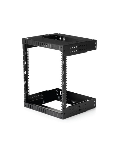 StarTech.com Rack de Servidores Abierto de 12U de Pared - de 19 Pulgadas - de 2 Columnas - de Profundidad Ajustable - para