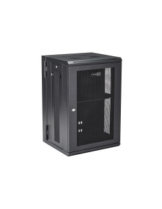StarTech.com Armario Rack de Pared para Servidores 18U 19" 4 Columnas y Estante 1U - Rack de Servidores de Montaje en Pared con 2
