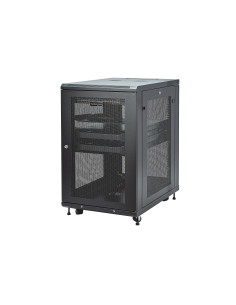 StarTech.com Armario Rack para Servidores 18U 19" 4 Columnas - Rack de Servidores con Cerradura y Seguro - Rack con Ruedas y 2