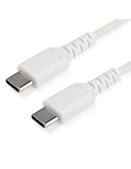 StarTech.com Cable de 1m de Carga USB C - de Carga Rápida y Sincronización USB 2.0 Tipo C a USB C para Portátiles -