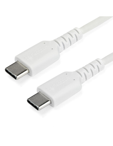 StarTech.com Cable de 2m de Carga USB C - de Carga Rápida y Sincronización USB 2.0 Tipo C a USB C para Portátiles -