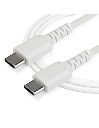 StarTech.com Cable de 2m de Carga USB C - de Carga Rápida y Sincronización USB 2.0 Tipo C a USB C para Portátiles -