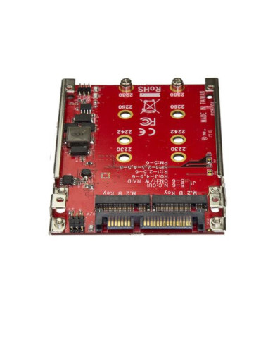 StarTech.com Adaptador para Unidad de Disco M.2 a SATA para Bahía de 2,5 Pulgadas - Conversor M.2 a SATA para Bahía de 2,5