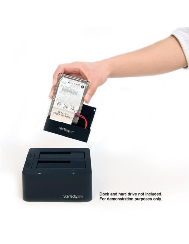 StarTech.com Adaptador Disco Duro 2.5in 3.5 Pulgadas IDE a SATA para Base de Conexión Dock Estación HDD