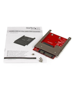 StarTech.com Adaptador Conversor de SSD mSATA a SATA de 2,5 Pulgadas - Convertidor