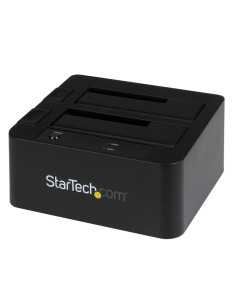StarTech.com Docking Station eSATA USB 3.0 con UASP de 2 Bahías para Disco Duro o SSD SATA de 2,5 o 3,5 Pulgadas