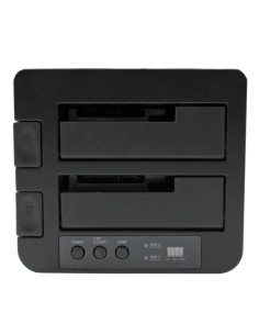 StarTech.com Duplicador USB 3.0 (5Gbps) o eSATA de Discos Duros de 2 Bahías, Independiente, Clonador Copiador de SSD o HDD SATA 2