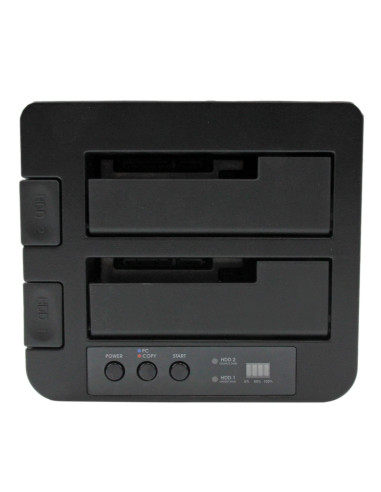 StarTech.com Duplicador USB 3.0 (5Gbps) o eSATA de Discos Duros de 2 Bahías, Independiente, Clonador Copiador de SSD o HDD SATA