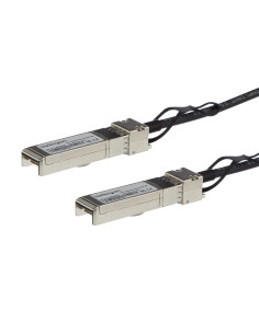 StarTech.com Cable de 0,5m Twinax Direct Attach SFP+ a SFP+ - 10G Compatible con MSA sin Codificar - DAC de Cobre SFP+ de 10