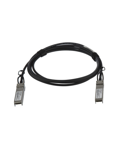 StarTech.com Cable de 2m Twinax Direct Attach SFP+ a SFP+ - 10G Compatible con MSA sin Codificar - DAC de Cobre SFP+ de 10 GbE