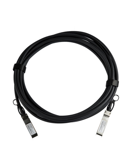StarTech.com Cable de 5m Twinax Direct Attach SFP+ a SFP+ - 10G Compatible con MSA sin Codificar - DAC de Cobre SFP+ de 10 GbE