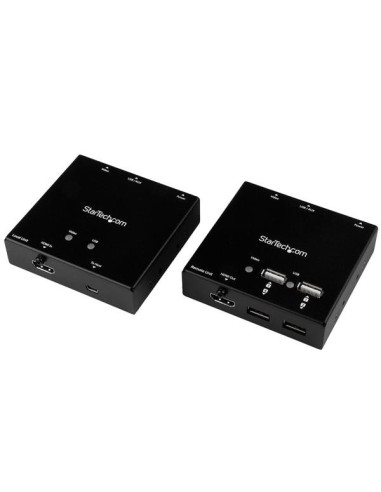 StarTech.com Extensor HDMI por Cable CAT6 con Concentrador USB de 4 Puertos - 50m - 1080p