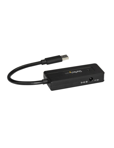 StarTech.com Hub Concentrador Portátil USB 3.0 SuperSpeed de 4 Puertos de 5Gbps con Carga Rápida - Ladrón USB 3.2 Gen 1 Tipo A