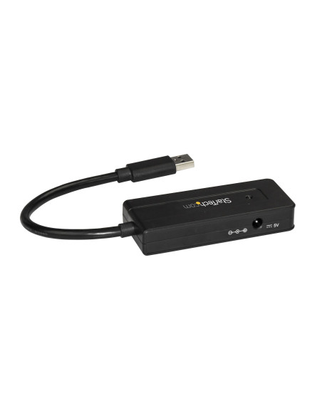 StarTech.com Hub Concentrador Portátil USB 3.0 SuperSpeed de 4 Puertos de 5Gbps con Carga Rápida - Ladrón USB 3.2 Gen 1 Tipo A