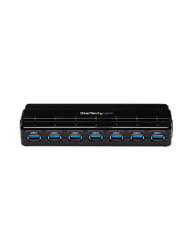 StarTech.com Concentrador Ladrón USB 3.0 de 7 Puertos - 5Gbps - Hub de Sobremesa