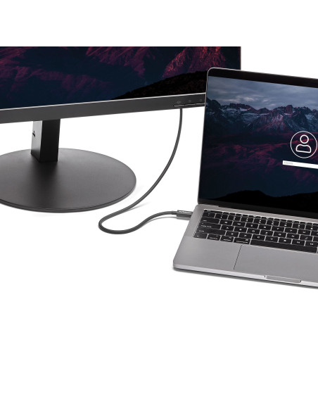 StarTech.com Cable Thunderbolt 3 Pasivo de 50cm - 40Gbps - PD 100W - Vídeo 4K 5K - Cable Thunderbolt - Certificado Thunderbolt