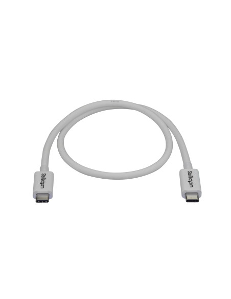 StarTech.com Cable Thunderbolt 3 Pasivo 50cm - 40Gbps - PD 100W - Vídeo 4K 5K - Cable Thunderbolt - Certificado Thunderbolt -