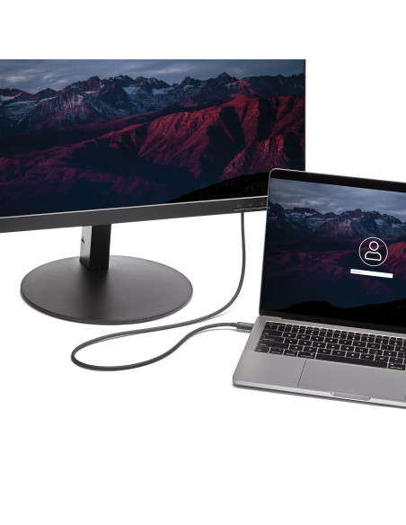 StarTech.com Cable Thunderbolt 3 Pasivo de 1m - 20Gbps - PD 100W - Vídeo 4K - Cable Thunderbolt - Certificado Thunderbolt -