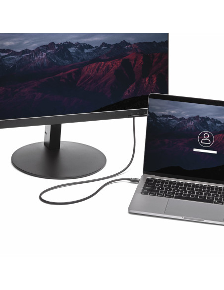 StarTech.com Cable Thunderbolt 3 Pasivo de 2m - 20Gbps - PD 100W - Vídeo 4K - Cable Thunderbolt - Certificado Thunderbolt -