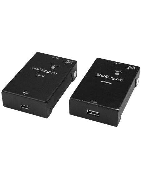 StarTech.com Extensor Alargador de 1 Puerto USB 2.0 por Cable Cat5 o Cat6 - 50m