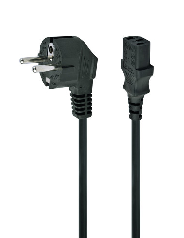 Gembird PC-186-VDE-10M cable de transmisión Negro CEE7 4 C14 acoplador