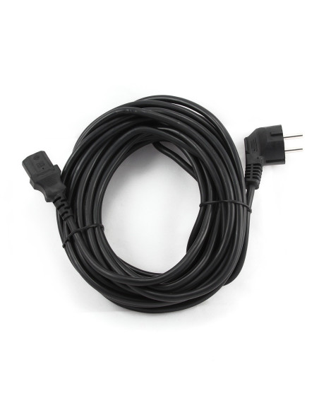 Gembird PC-186-VDE-10M cable de transmisión Negro CEE7 4 C14 acoplador
