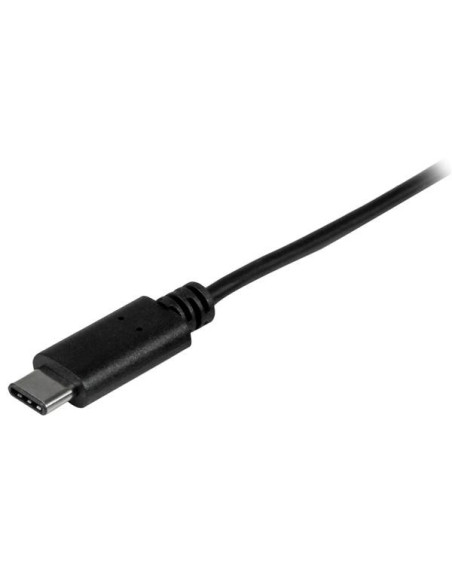 StarTech.com Cable de Carga y Sincronización USB-A a USB-C de 1m - Cable de Datos USB-A a USB Tipo C - M M - Negro -
