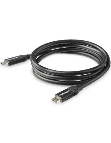 StarTech.com Cable de 1m USB-C a USB-C con capacidad para Entrega de Alimentación de 5A - USB TipoC - Cable de Carga USBC - USB