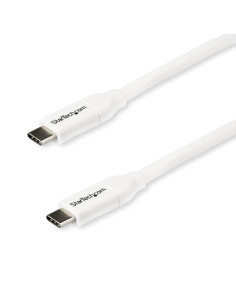 StarTech.com Cable de 2m USB-C a USB-C con capacidad para Entrega de Alimentación de 5A - USB TipoC - Cable de Carga USBC -
