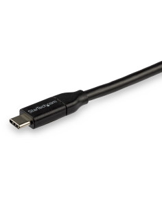 StarTech.com Cable de 3m USB-C a USB-C con capacidad para Entrega de Alimentación de 5A - USB TipoC - Cable de Carga USBC - USB 2