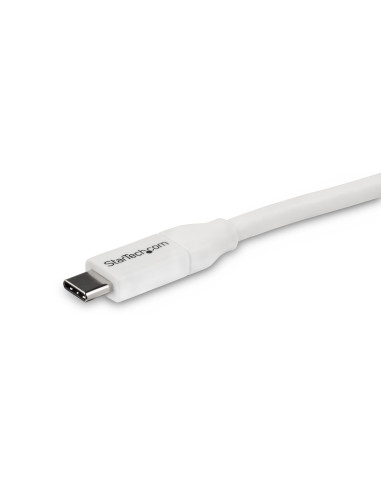 StarTech.com Cable 4m USB-C a USB-C con capacidad para Entrega de Alimentación de 5A - USB Tipo C - Cable de Carga USBC - USB