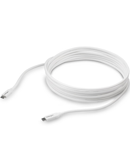 StarTech.com Cable 4m USB-C a USB-C con capacidad para Entrega de Alimentación de 5A - USB Tipo C - Cable de Carga USBC - USB