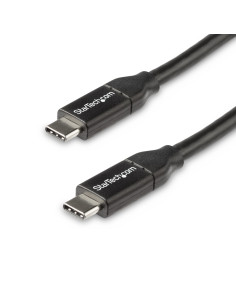 StarTech.com Cable de 50cm USB-C a USB-C con capacidad para Entrega de Alimentación de 5A - USB TipoC - Cable de Carga USBC -