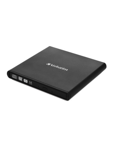 Verbatim External Slimline CD DVD Writer unidad de disco óptico DVD±RW Negro
