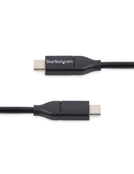 StarTech.com Cable de 3m USB-C a USB-C Macho a Macho USB 2.0 - Cable USB Tipo C - Cable USBC - Cable Cargador para Móvil USBC