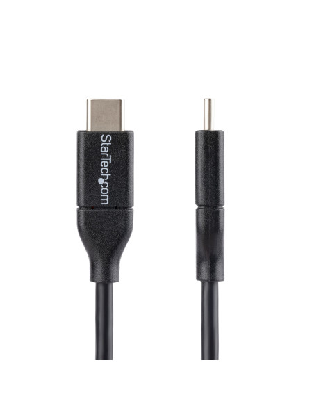 StarTech.com Cable de 0,5m USB-C de Carga - para Carga y Sincronización - PD de 60W y 3A - Cable USB 2.0 USB Tipo C de Carga