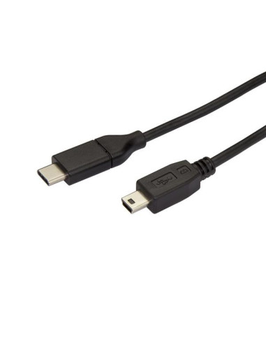 StarTech.com Cable de 2m USB-C a Mini USB-B - Cable Adaptador USB Tipo C a USB Mini B