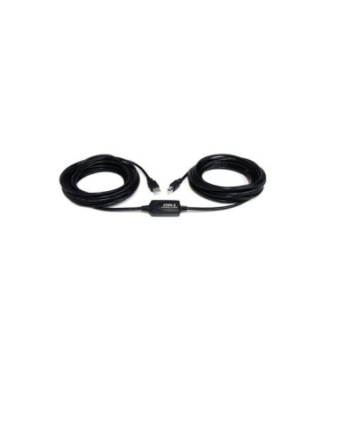 StarTech.com Cable USB Activo de 10m para Impresora - 1x USB A Macho - 1x USB B Macho - Adaptador Negro