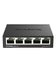 D-Link DGS-105 No administrado L2 Gigabit Ethernet (10 100 1000) Negro